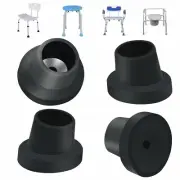 4 Pcs Replacement Feet for Bath Chair Leg Caps Heavy Duty Slope Rubber Feet P...
