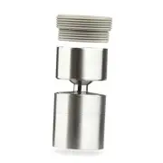 Kitchen Sink Faucet Swivel Aerator Stainless Steel 2-Flow Faucet Spray Head