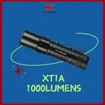 KLARUS XT1A LED 手電筒 USB 可充電 XP-L 高清 V6 LED 最大 1000 流明燈