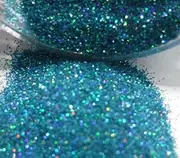 EliteKoopers 10g Turquoise Sparkling Ultra Fine Glitter Powder, Extra Fine Shine Dust for Nail Art, Christmas Craft, Card Making, Cosmatic Craft