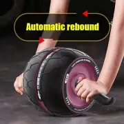 AB Roller Quiet Abdominal Wheel Muscle Trainer Fitness Automatically Rebounds