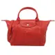 Longchamp Le Pliage Cuir 1512 折疊小羊皮兩用包.紅色