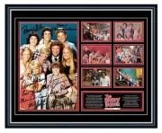 THE BRADY BUNCH TV SITCOM SIGNED POSTER PHOTO LE FRAMED MEMORABILIA