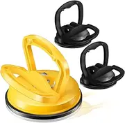HORFUTY Car Dent Puller 3 Pack Dent Puller Powerful Car Dent Removal Kit Suction Cup Dent Puller for Car Dent Repair Dent Remover Tool for Car Body,Tiles Lifting,Objects Moving,Screen (Yellow+Black)