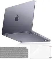 MOSISO Compatible with MacBook Pro 14 inch Case 2025-2021 M4 M3 M2 M1 A3112 A3185 A3401 A2918 A2992 A2779 A2442, Ultra-Thin Natural Original Color Hard Shell&Keyboard Skin&Screen Film, Space Gray
