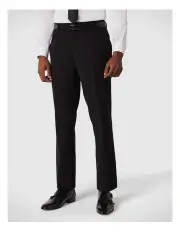 [Politix] Regular Stretch Tailored Pant in Black