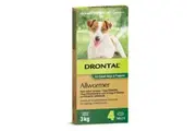 Drontal All Wormer Tablets for Puppies & Small Dogs up to 3kgs - 4 pack (Bayer)