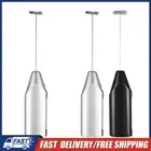 Handheld Milk Frother with Stainless Steel Whisk Electric Frother Drink Mixers