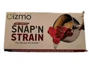 Kitchen Gizmo Snap N Strain Pot Strainer and Pasta Strainer - Adjustable Silicon