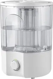 Humidifier 4L Large Room Top Fill Essential Oil Diffuser, Cool Mist Humidifier 3 Mist Mode, 360° Nozzle, Whisper Quiet Auto Shut-Off for Baby Room Nursery Home