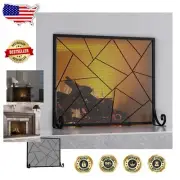 Patent Pending Wrought Iron Fire Screen – Adjustable & Decorative Safety Cover