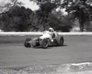 GEORGE BENSON 1968 #68 USAC GOLDEN STATE 100 SPRINT CAR 8X10 GLOSSY PHOTO