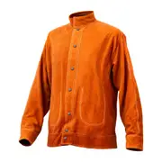 VEVOR Flame-Resistant Welding Jacket Heavy Duty Leather Welding Jacket XXL Size