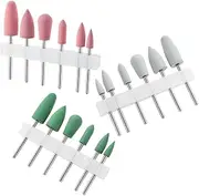 CRILSTYLEO Manicure Drill Bits Set Pcs Nail Drill Bits for Acrylic Nails Cuticle Fit