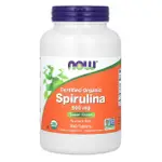 NOW SPIRULINA 螺旋藻 藍藻 有機認可螺旋藻 500毫克 500顆