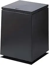 Modern Innovative Waste Basket, 2.38 Gal/9L Square Shape Trash Can, Pop Open Trash Can with Lid, Bathroom Trash Can, Push Top Kitchen Garbage Can, Home/Office Trash Can with Removable Liner Bucket