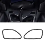 Carbon Fiber Front Dash Defogger Air Vent Cover Trim For Chrysler 200 2011-2014 (for: Chrysler)