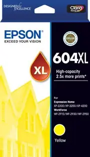 Epson 604XL High Yield Yellow Ink Cartridge