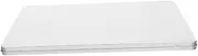 Sewroro Office Storage Rectangular Tin Box Empty Tinplate Storage Box for Documents Photo Albums Metal Pencil Box Business Card Holder Silver Home Office Organizer