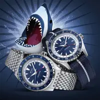 在飛比找PChome24h購物優惠-MIDO 美度 GMT海洋之星特別版機械套錶/藍/40.5m