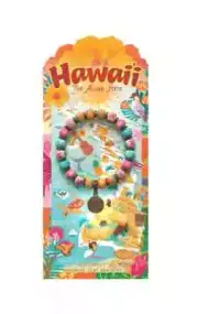 NEW JILZARAH Handmade Clay Beads DESTINATION HAWAII Multi color 8mm Bracelet