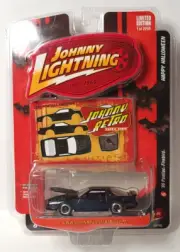 Johnny Lightning 1986 Pontiac Firebird black Retro R6 Happy Halloween