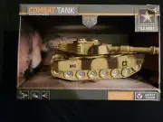 U.S Army Combat Tank Friction Powered Light And Sounds