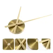 Mechanism Clock Hands Golden Non Ticking Oversized DIY Wall