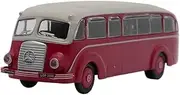 Scale Vehicle 1:72 for Mercedes-Benz LOP 3500 Bus Alloy Bus Vehicle Model Kit Die-Casting Toy Car Gift Metal Toy car