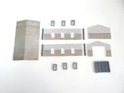 DIY Hangar-barn Diorama model kit Scale 1:60 1:64 Auto garage Car model display