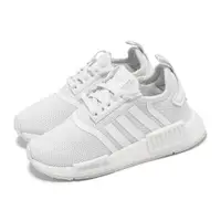 在飛比找PChome24h購物優惠-adidas 愛迪達 休閒鞋 NMD_R1 C 中童 白 B