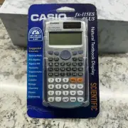 Casio FX 115ES Plus Scientific Natural Textbook Display Solar Calculator NEW!!!!