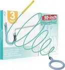 50 Inch Sink Snake Drain Hair Removal Tool, Anti-Break Long Drain Snake Hair Clo