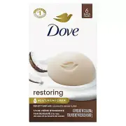 Dove Beauty Bar for Softer Skin Coconut Milk More Moisturizing than Bar Soap 3.7