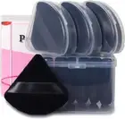 10Pcs Triangle & Rectangular Powder Puffs, Soft Velour Makeup Setting Powder Puf