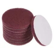 8pcs Drill Power Brush 4 Inch Tile Scrubber Scouring Pads 800 Grit