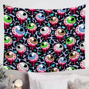Halloween Scary Eyeballs Tapestry
