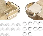 Clear Baby Table Corner Protectors,Ideal Baby Proofing Safety Covers for Furniture and Table Corners(20PCS)