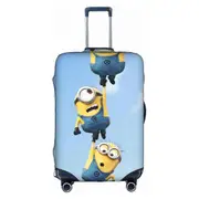 Minions Travel Suitcase Protector Personalized Pattern Washable Luggage Cover Fits 18-32 Inch Luggage-SFH11709