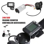 24V/36V Folding Scooter Controller LCD Display Brake Accelerator Throttle Set