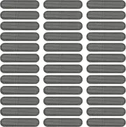 uxcell Phone Dustproof Net Stickers, 100 Pcs Phone Speaker Anti Dust Protector Cover Universal Speaker Mesh Sticker for Mobile (0.87"x0.2"), Black