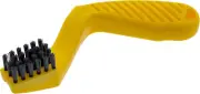 - Foam Buffing Pad Conditioning Brush - Stiff Nylon Bristles - Clean