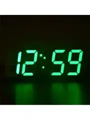 Multifunctional 3D LED Digital Clock Luminous Fashion Wall decoration.