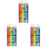 3x 12pc Jasart Studio School Artist Art/Craft Colour Pencil Set Non-Toxic Pastel