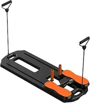 Multifuctional Pilates Board - Compact Pilates Reformer | Pilates Board For Home, Space-Saving Abdominal Board, Automatic Rebound Ab Roller Wheel Training Board, Pilates Equipment For Workout