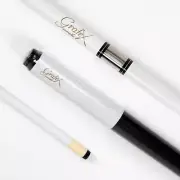 Grafex Pool 9 Ball Billiard Graphite Cue Supreme White Multi-Weight 13mm Tip