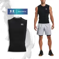 在飛比找蝦皮商城優惠-Under Armour 背心 HG 男款 黑 緊身衣 排汗