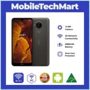 TELSTRA Nokia C30◉4G 4GX SmartPhone◉6.82" HD Screen◉32GB◉13MP◉Dark Grey◉Android