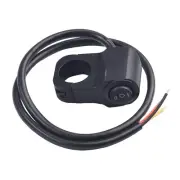 Aluminum Alloy Motorcycle Light Switch 12V For Handlebar Compatibility/New Black