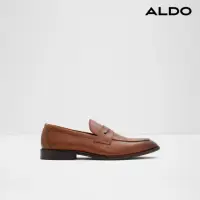 在飛比找momo購物網優惠-【ALDO】STERN-菁英商務免鞋帶真皮紳士鞋-男鞋(棕色